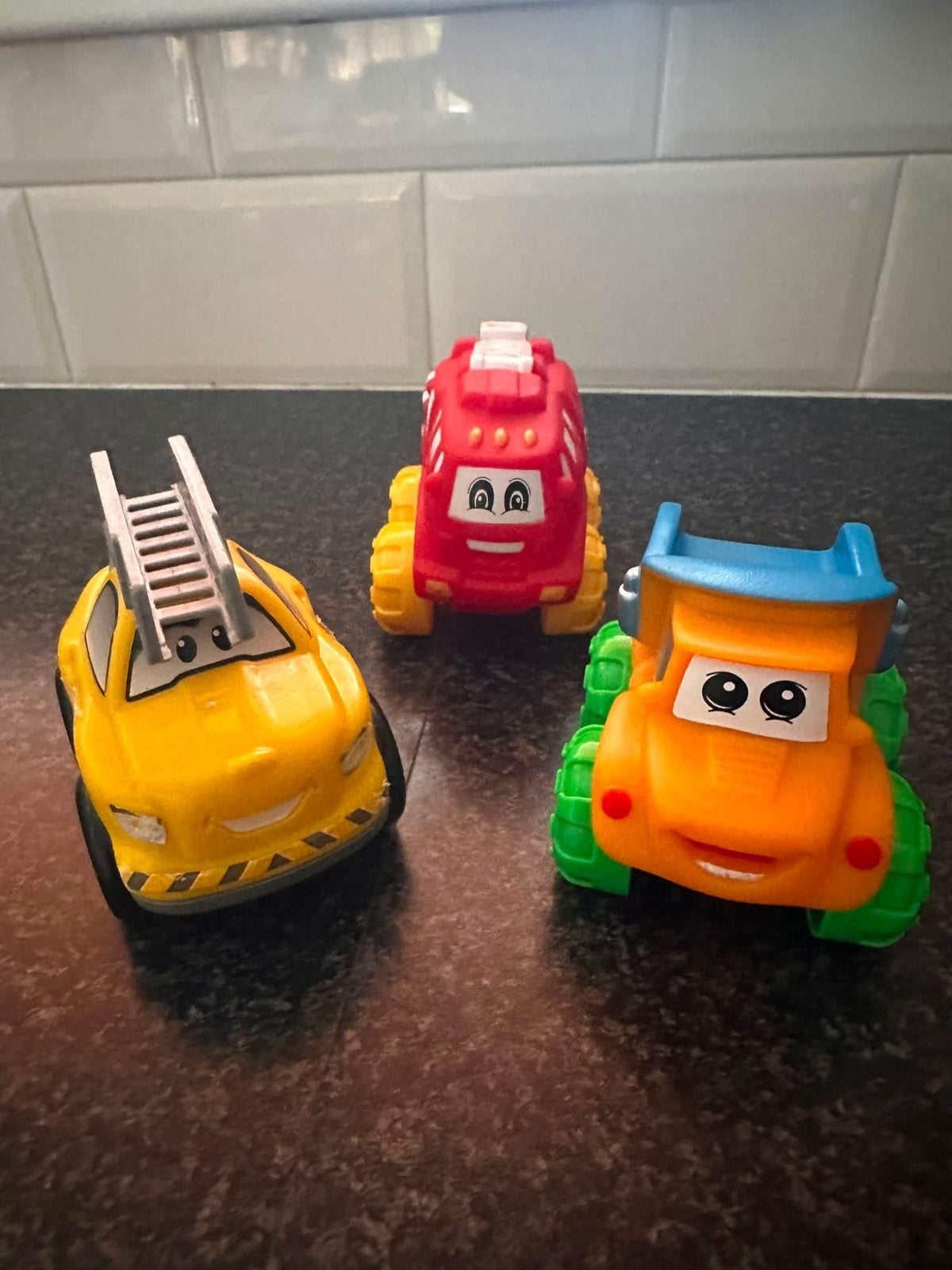 3x Tonka Chuck & Friends Boomer speelgoedauto, Ophalen of Verzenden, Zo goed als nieuw