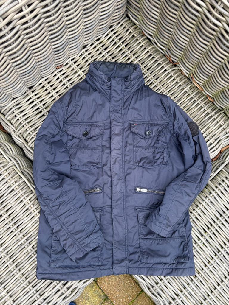 Tommy Hilfiger XL zomerjas, Ophalen of Verzenden, Gedragen, Maat 56/58 (XL), Blauw