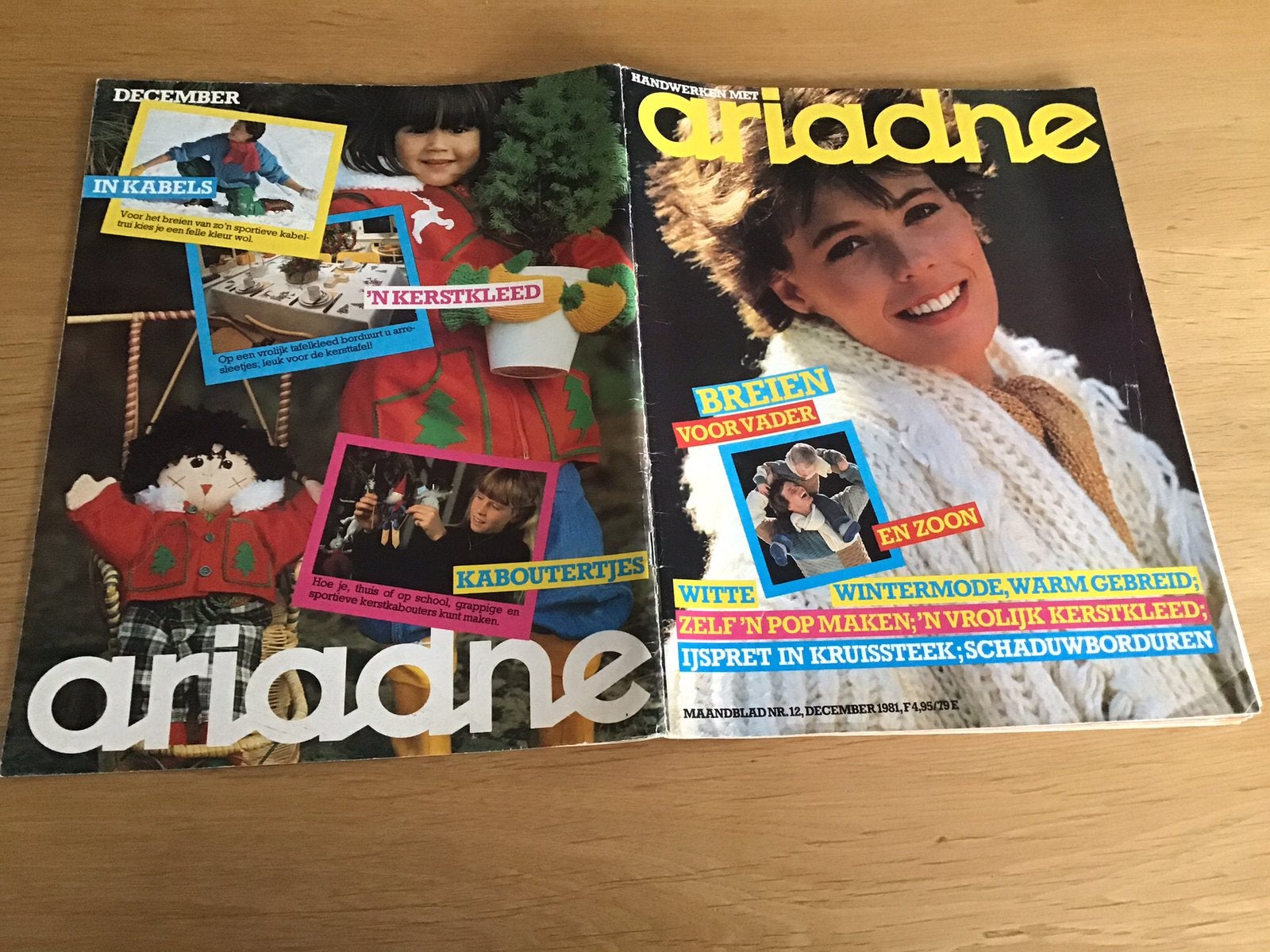 Ariadne,kerst borduurpatoontjes,poppen kleertjes naaien,, Boeken, Ophalen of Verzenden, Zo goed als nieuw