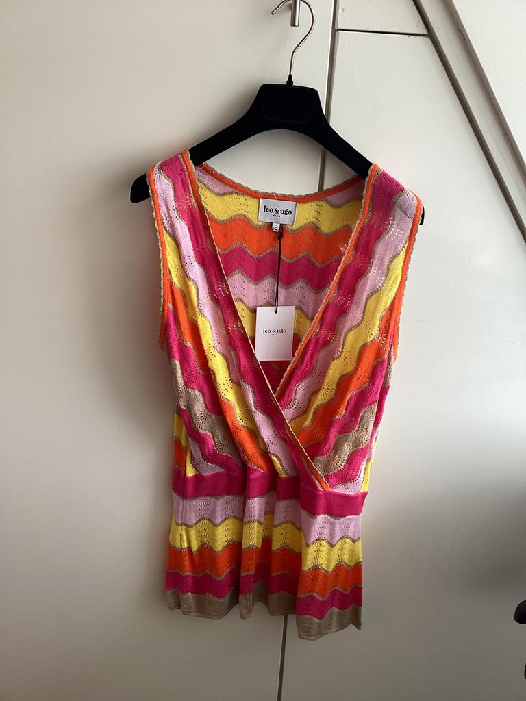 Leo & Ugo Top missoni look maat 2 nieuw, Kleding | Dames, Maat 38/40 (M), Overige kleuren, Nieuw, Ophalen of Verzenden