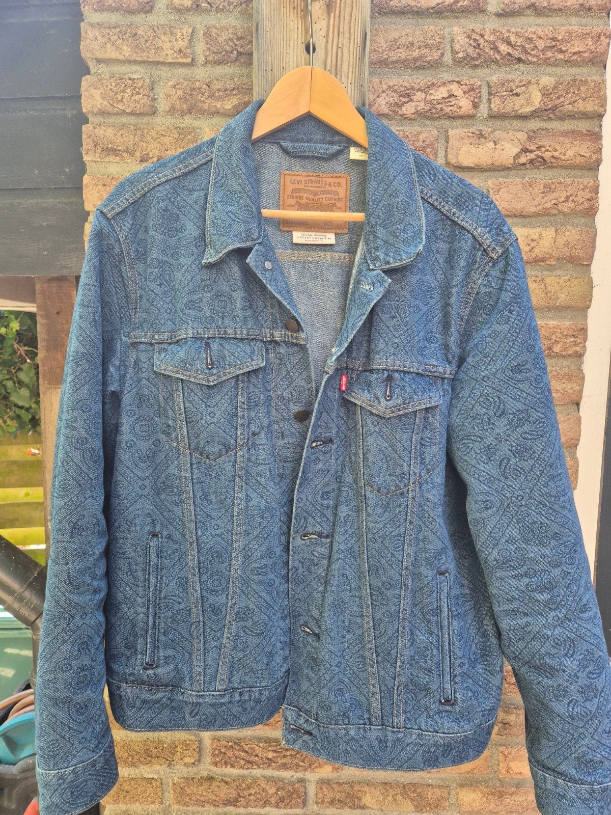 Denim spijkerjas Levi's, Ophalen, Maat 52/54 (L), Blauw, Zo goed als nieuw