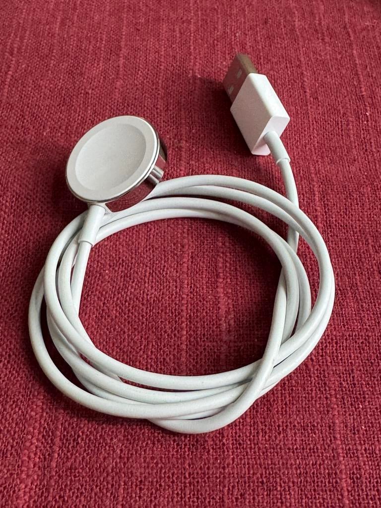 Originele Apple Watch CHROOM oplader USB-A 1m - Excellent, Ophalen of Verzenden, Zo goed als nieuw, Zilver, IOS