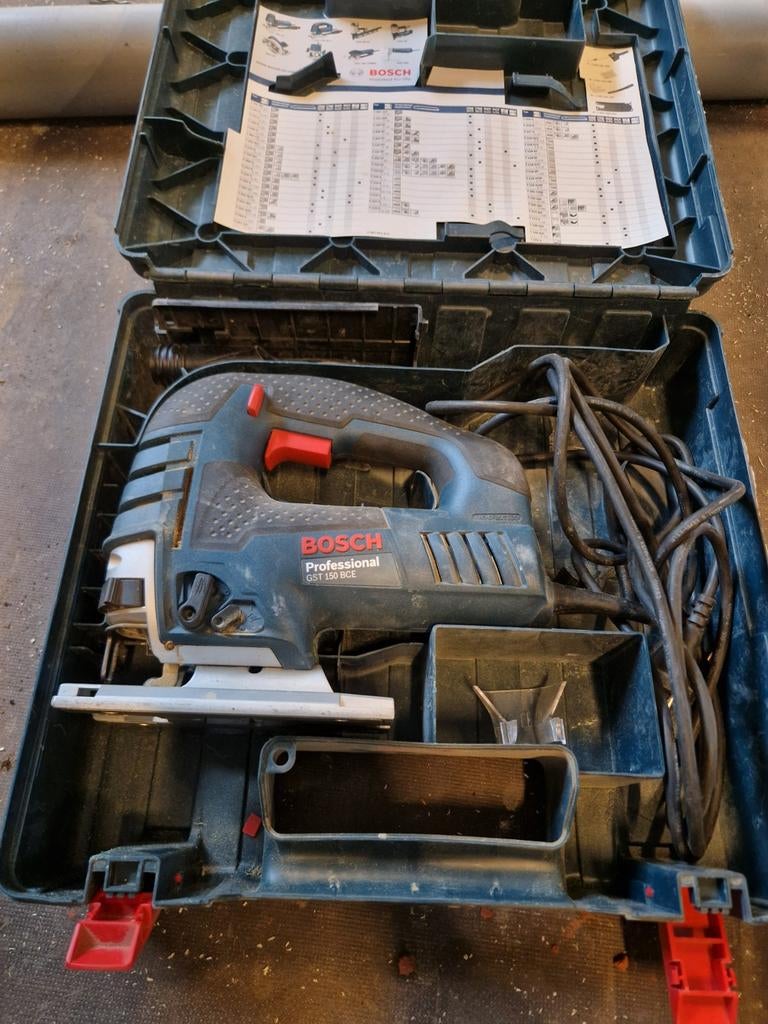 Bosch GST 150 BCE Decoupeerzaag, Gebruikt, 600 tot 1200 watt, Ophalen of Verzenden, Bosch