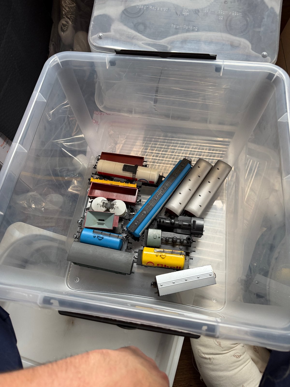 Märklin H0 Treinset met Rails, Locomotieven en Gebouwen, Ophalen, Wisselstroom, Gebruikt, Locomotief