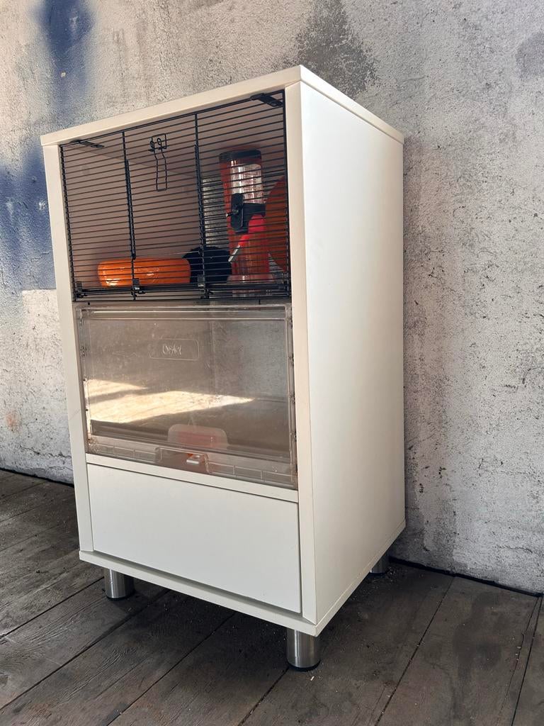 Omlet hamsterkooi, Dieren en Toebehoren, Kooi, Gebruikt, Minder dan 75 cm, Ophalen