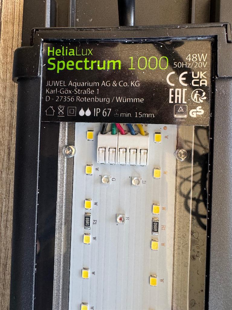 Juwel Helialux Spectrum 1000, Verlichting of Verwarming, App-bediening, Ophalen of Verzenden, Zo goed als nieuw