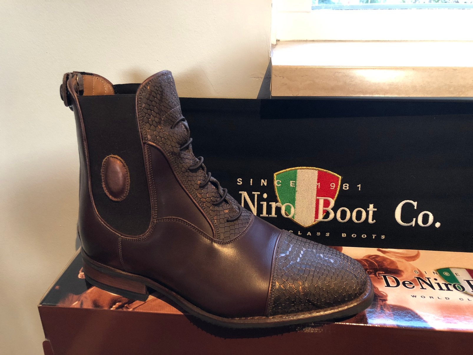DeNiro De Niro jodphurs schoenen bruin T110 maat 39, Dieren en Toebehoren, Nieuw, Ophalen of Verzenden, Janiroruitersport@outlook.com