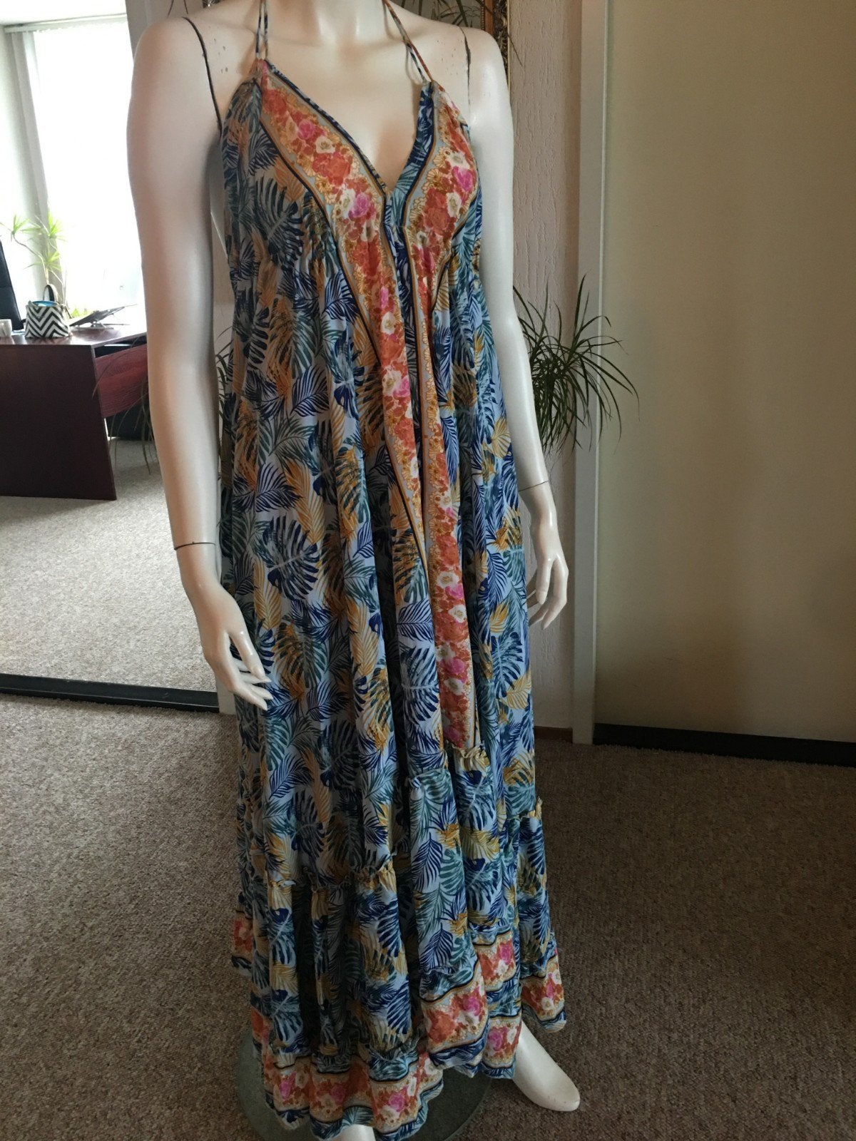 Superleuke Ibiza Jurk One size 10,00 euro, Maat 38/40 (M), Meerkleurig, Ophalen of Verzenden, Onbekend