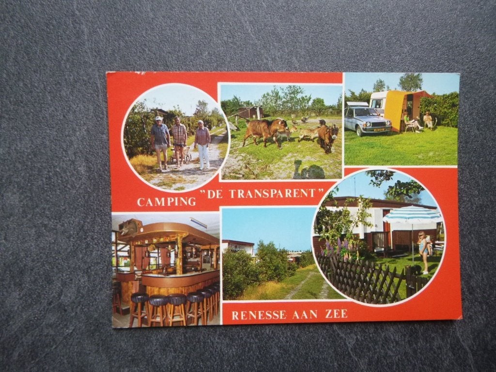 Renesse, camping de Transparent/interieur 1986, Verzenden, 1980 tot heden, Gelopen, Noord-Brabant