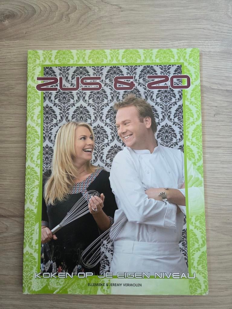 Kookboek Zus en Zo - Ellemieke en Jeremy Vermolen, Boeken, Ophalen of Verzenden