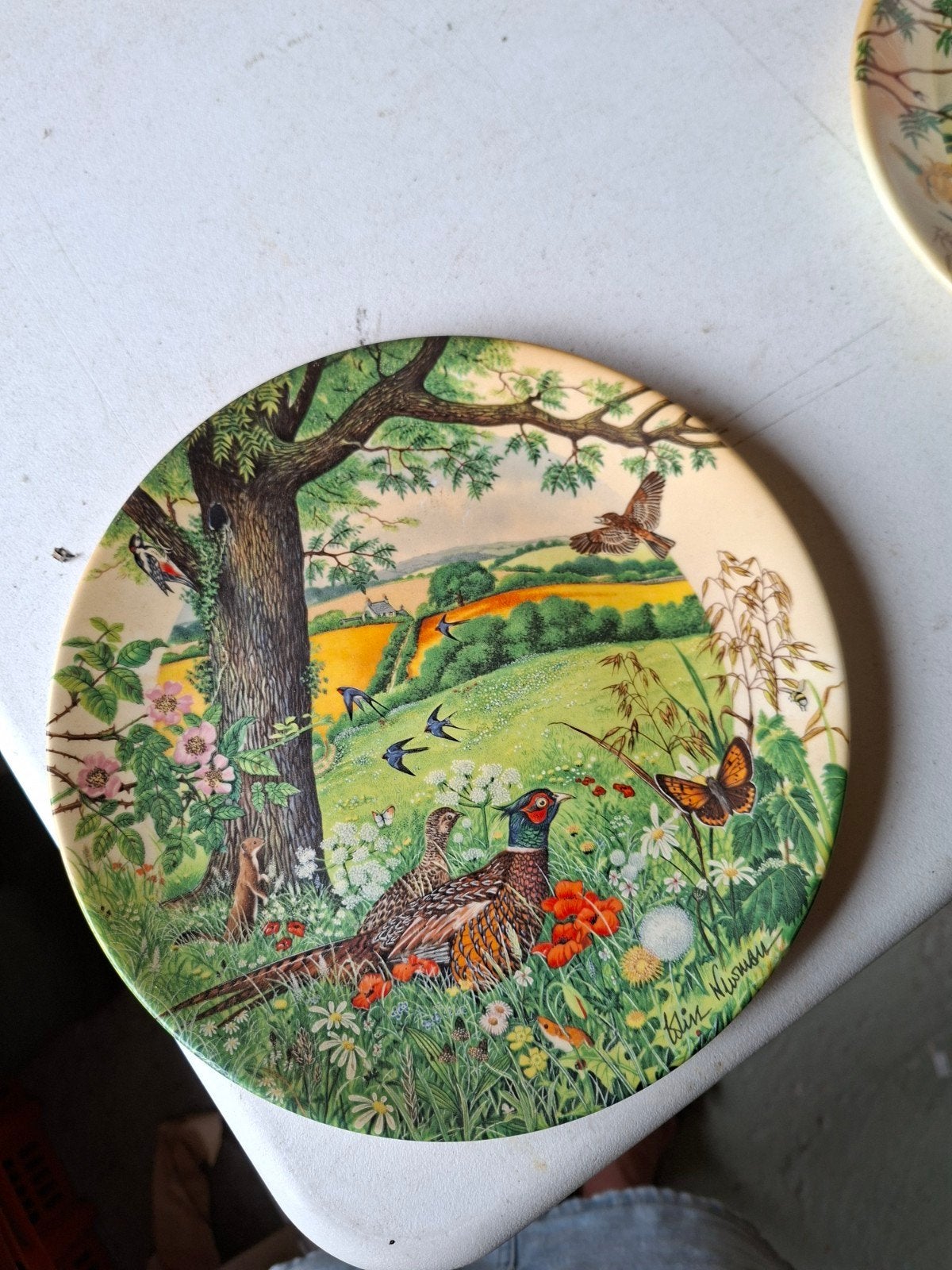 2 stuks Wedgwood 'The Meandering Stream' Decoratieve Plaat 1, Ophalen of Verzenden