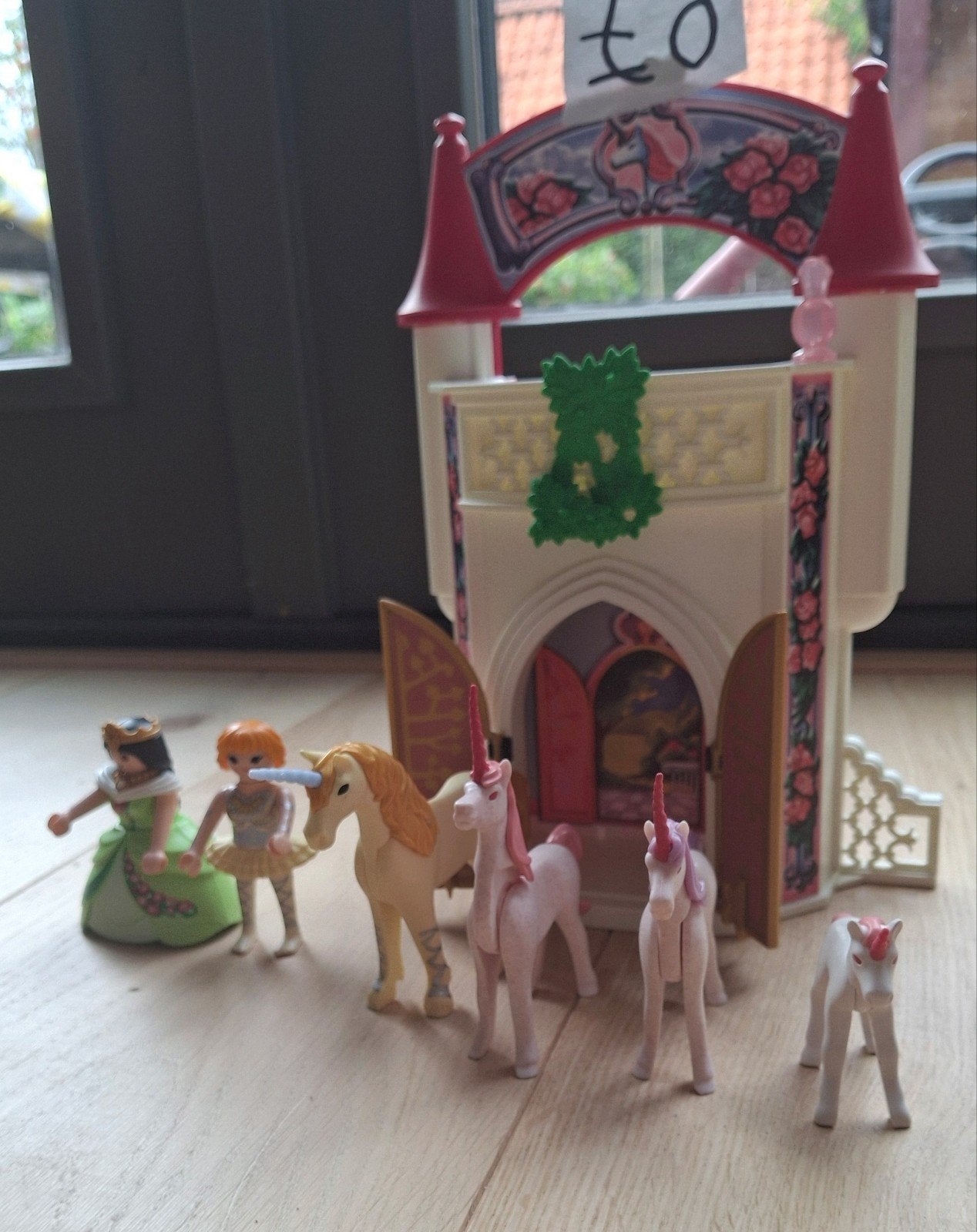 Playmobil Eenhoorn Kasteel met Figuren en Eenhoorns, Gebruikt, Gebouw, Complete set, Fantasy