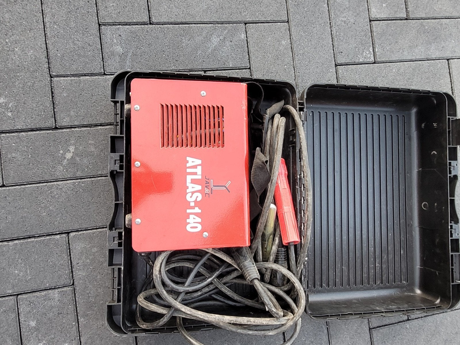 Lasapparaat in koffer, Doe-het-zelf en Verbouw, Ophalen of Verzenden, Gebruikt, Minder dan 150 ampère, Elektroden