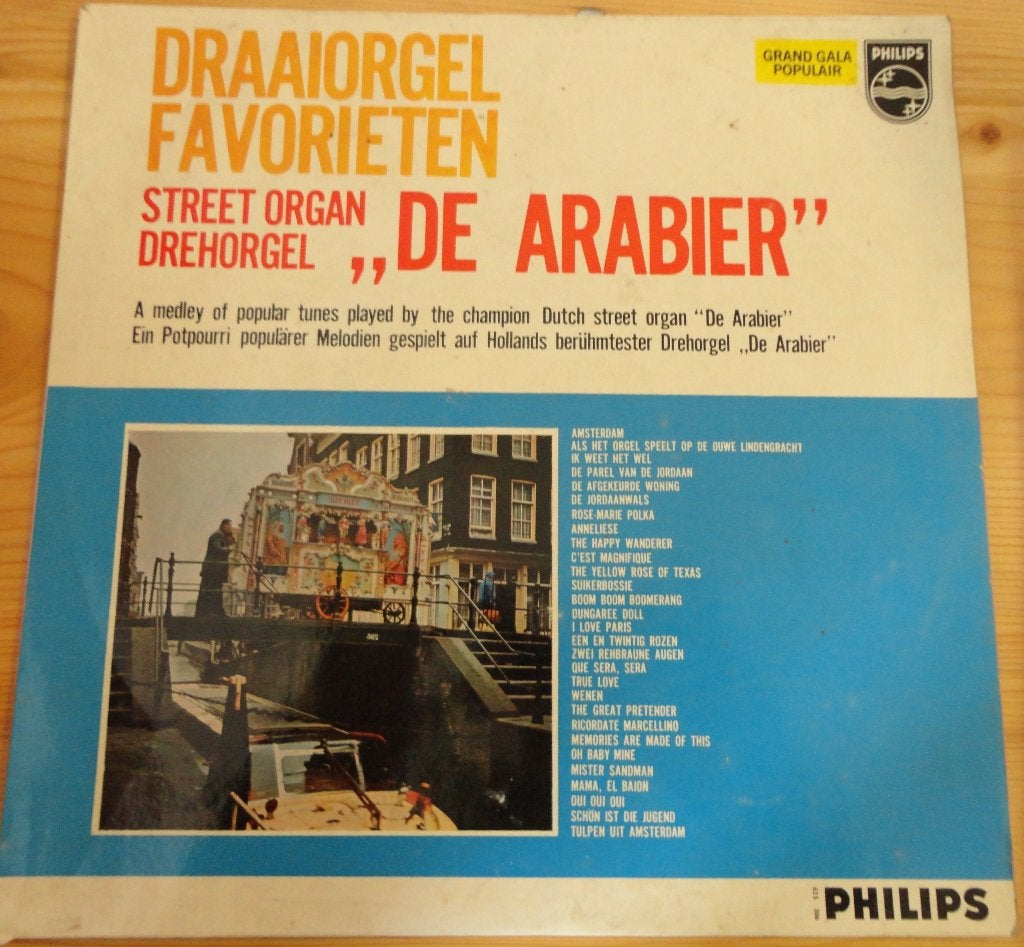 Draaiorgel de Arabier - favorieten (LP), LP, Gebruikt, Ophalen of Verzenden, Levenslied of Smartlap
