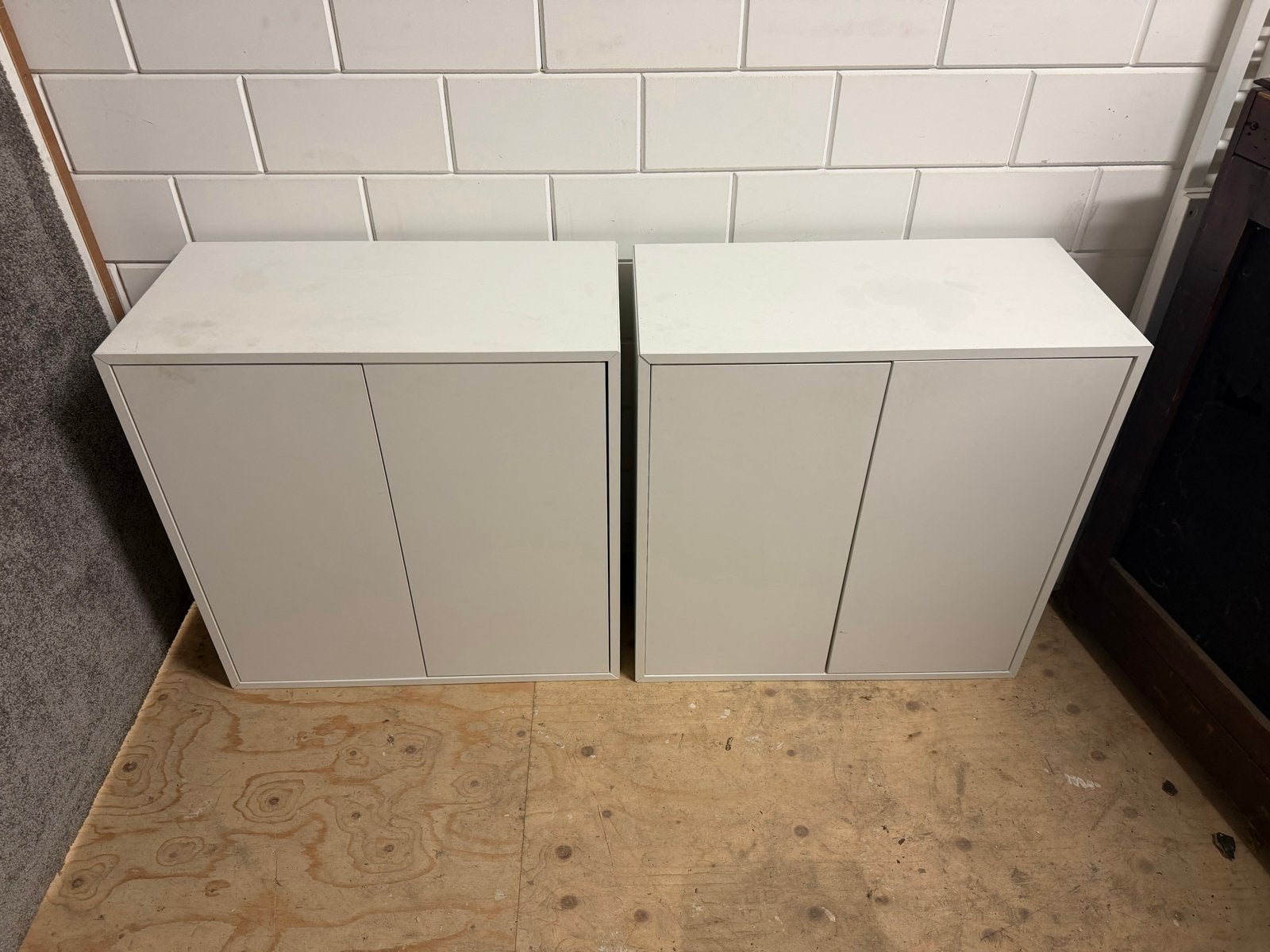 Ikea push-to-open nachtkastjes - Set van 2, Ophalen, Gebruikt, Minder dan 45 cm, Minder dan 55 cm