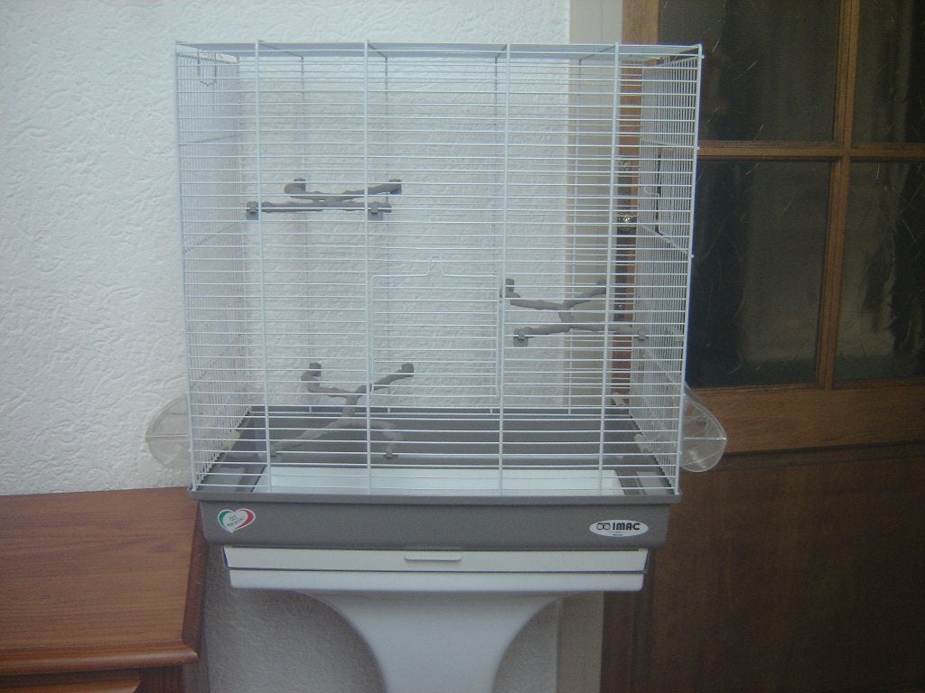 Vogelkooi.., Ophalen, Zo goed als nieuw, Metaal, Vogelkooi