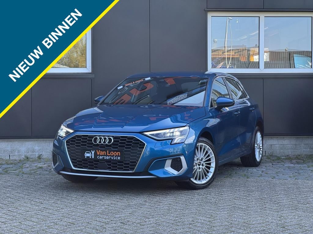 Audi A3 Sportback 30TFSI Aut. Advanced ed/Adapt cruise/Clima, Auto's, Audi, Automaat, Stof, Gebruikt, Euro 6