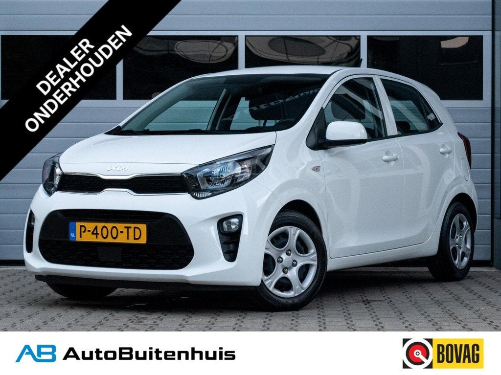 Kia Picanto 1.0 DPi ComfortLine|1e EIGENAAR|NW.APK|CRUISE CO, Auto's, Gebruikt, Met garantie (alle), 4 stoelen, Wit