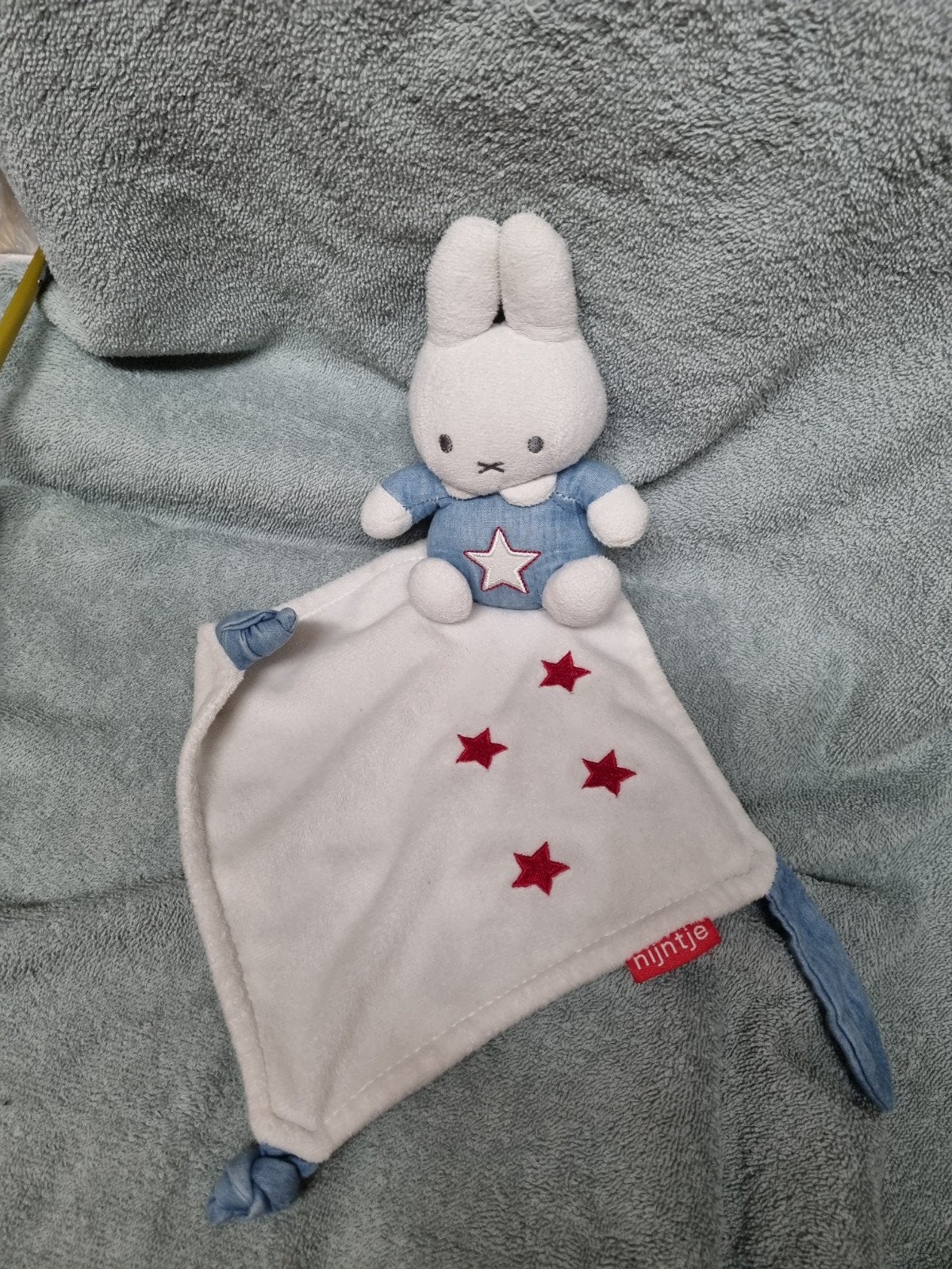 Nijntje knuffel doekje nr 20 gebruikt, Kinderen en Baby's, Speelgoed | Knuffels en Pluche, Ophalen of Verzenden, Konijn