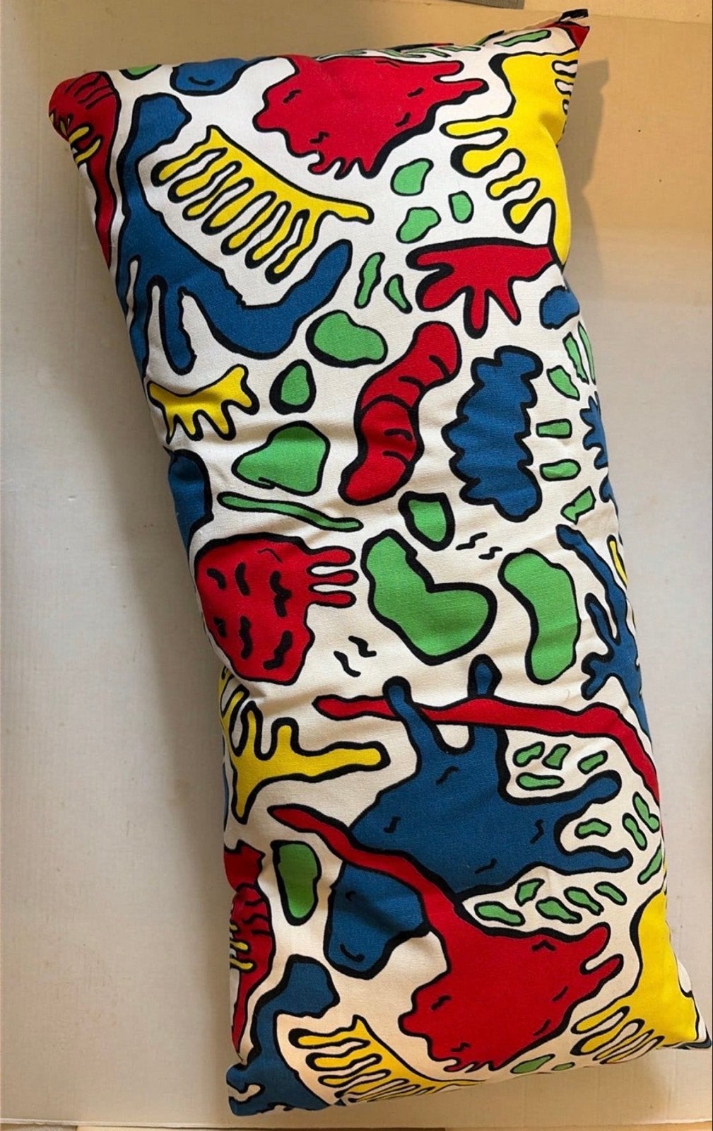 Kleurrijk sierkussen met Abstract Patroon IKEA, Meerkleurig, Ophalen of Verzenden, Zo goed als nieuw, Sierkussen