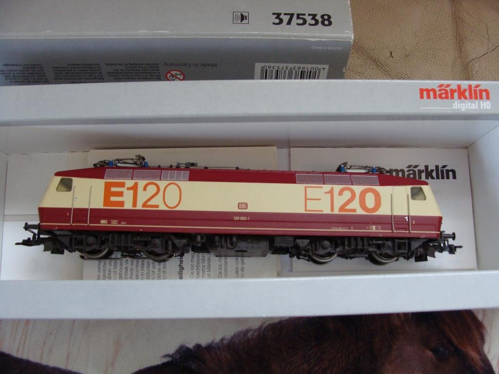 MARKLIN 37538 BR120, Wisselstroom, Locomotief, Ophalen of Verzenden, Zo goed als nieuw
