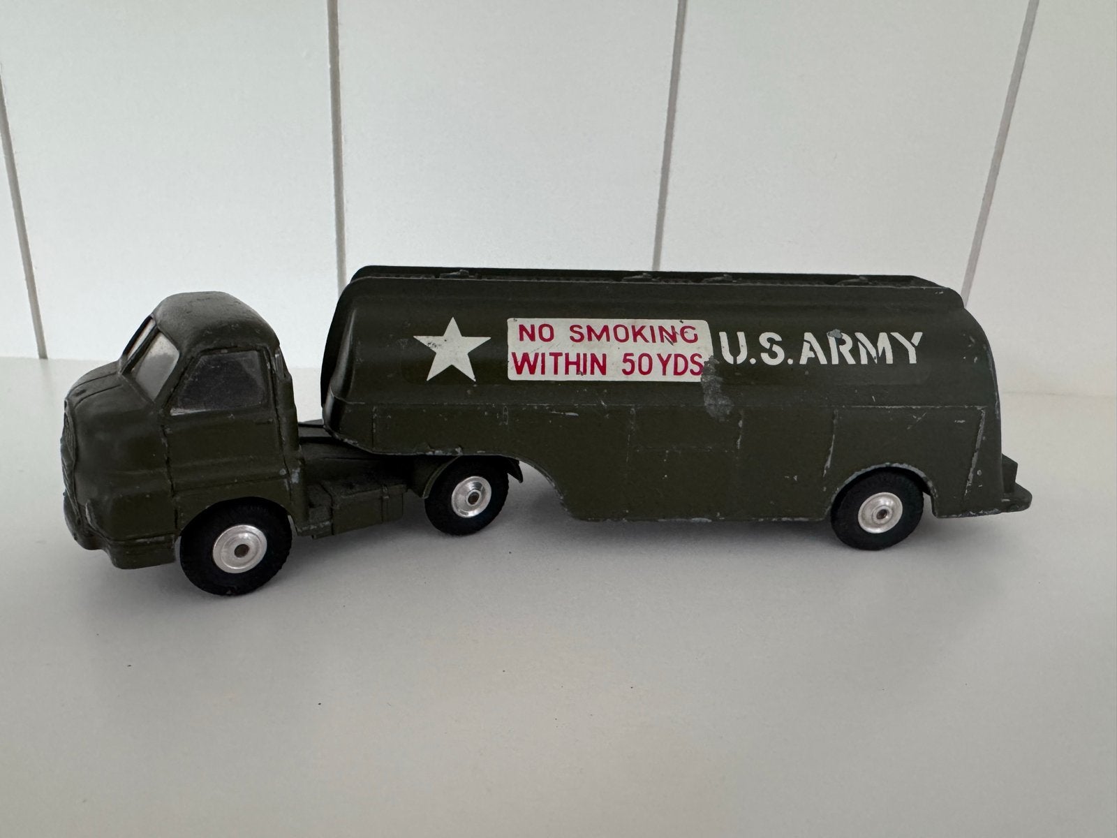 Vintage Corgi Toys Bedford Tractor Unit U.S. Army Tanker, Ophalen of Verzenden, Gebruikt