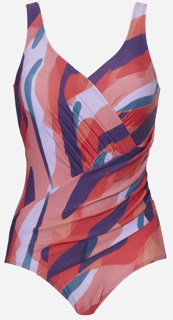 Badpak, livera, Femilet Courtney, multico waves, maat 48, Kleding | Dames, Badmode en Zwemkleding, Nieuw, Badpak, Overige kleuren