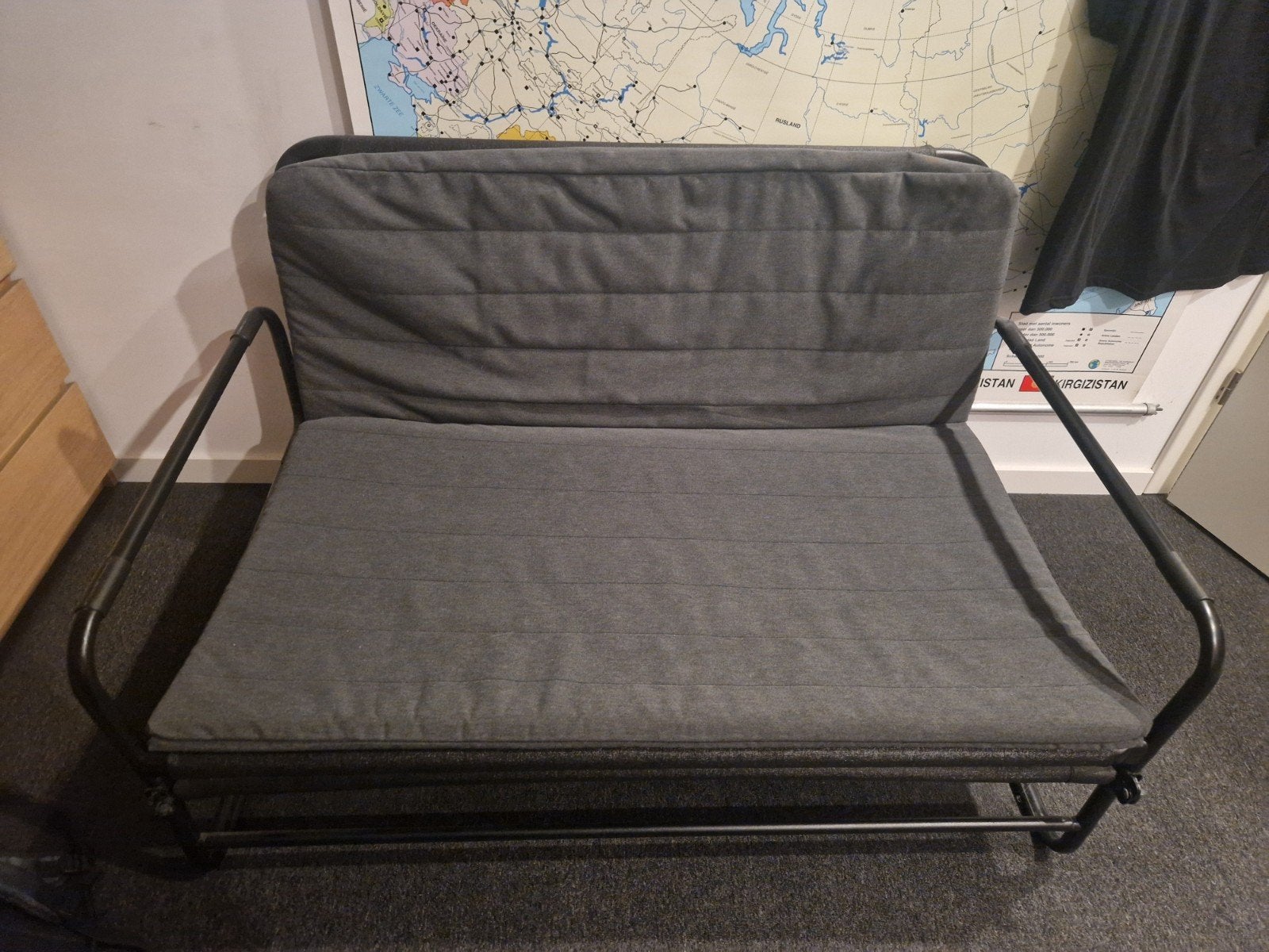 Slaapbank Hammarn Ikea zo goed als nieuw, Ophalen, 140 cm, Zo goed als nieuw, Twijfelaar