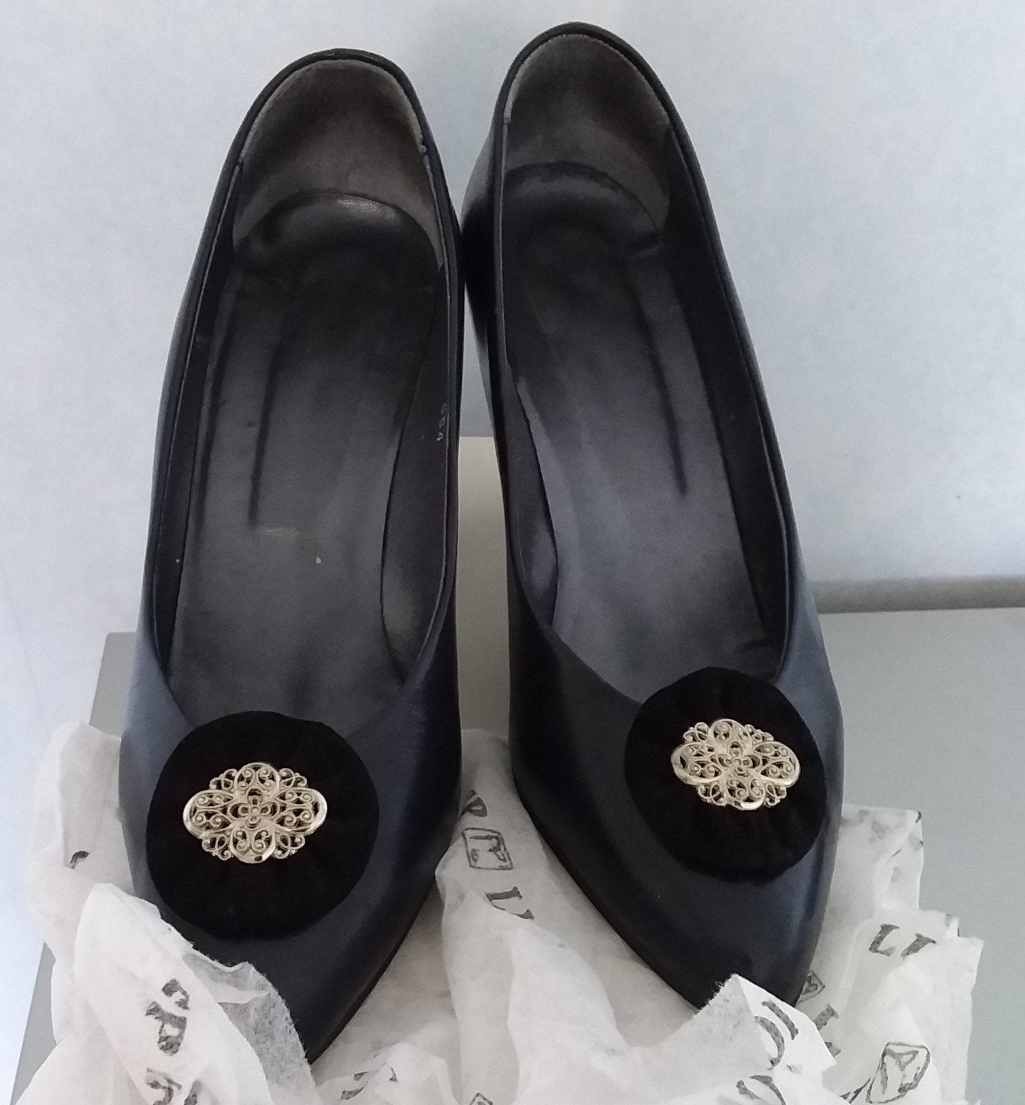 Chique. Echt Leren Schoenen. Maat 38., Ophalen of Verzenden, Zo goed als nieuw