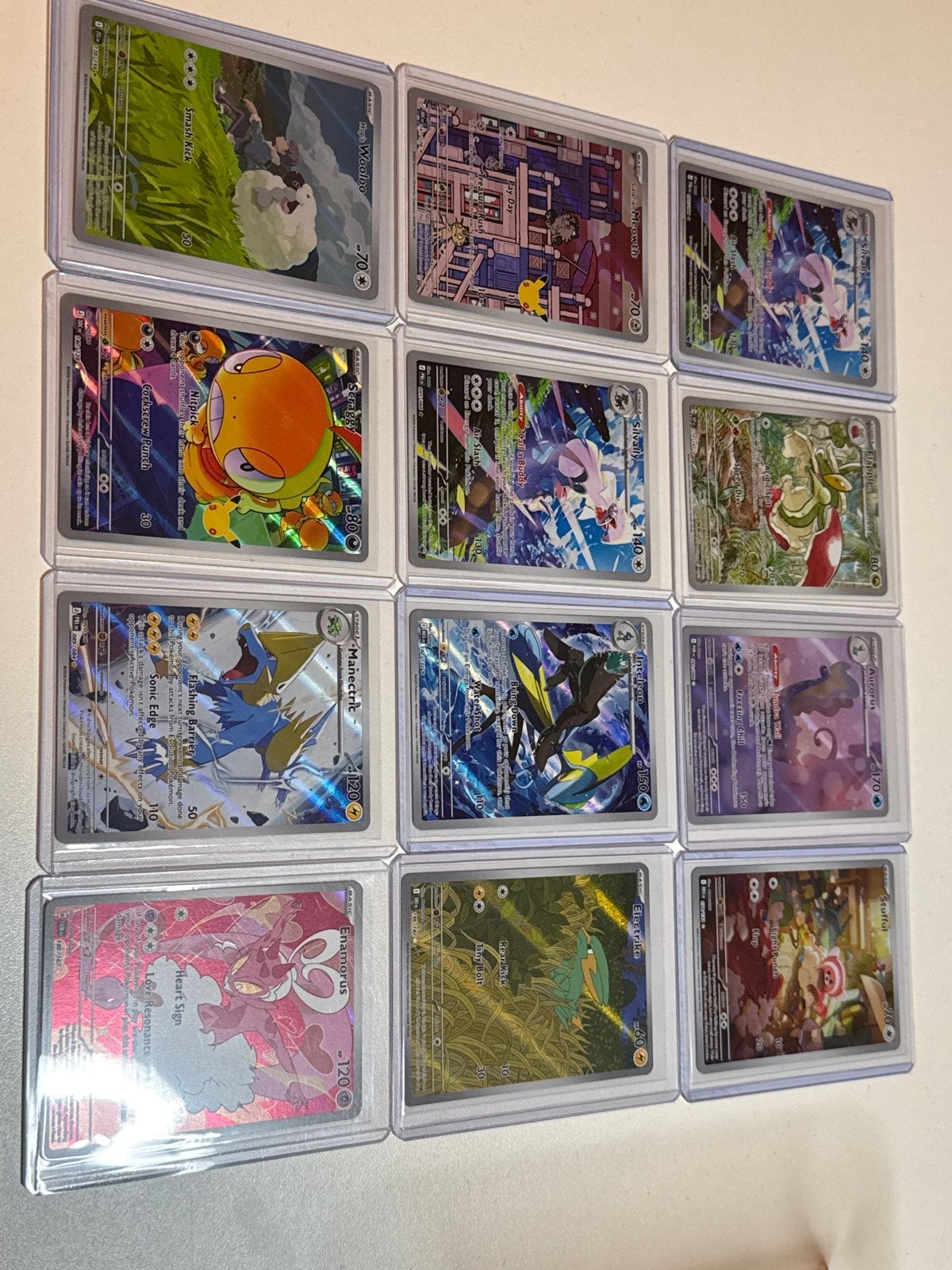 Pokémon kaarten IR collectie Raw engels / japans / chinees, Ophalen of Verzenden, Zo goed als nieuw, Meerdere kaarten, Foil