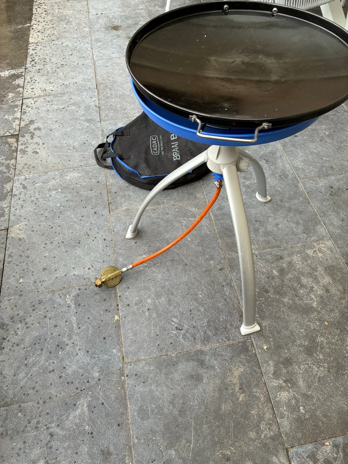Cadac Braai Skottel met gasaansluiting en draagtas, Ophalen, Gebruikt