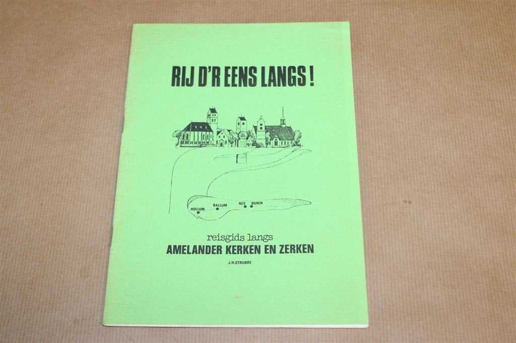 Rij d\'r Eens Langs — Reisgids Amelander Kerken & Zerken 198, Ophalen of Verzenden, Gelezen