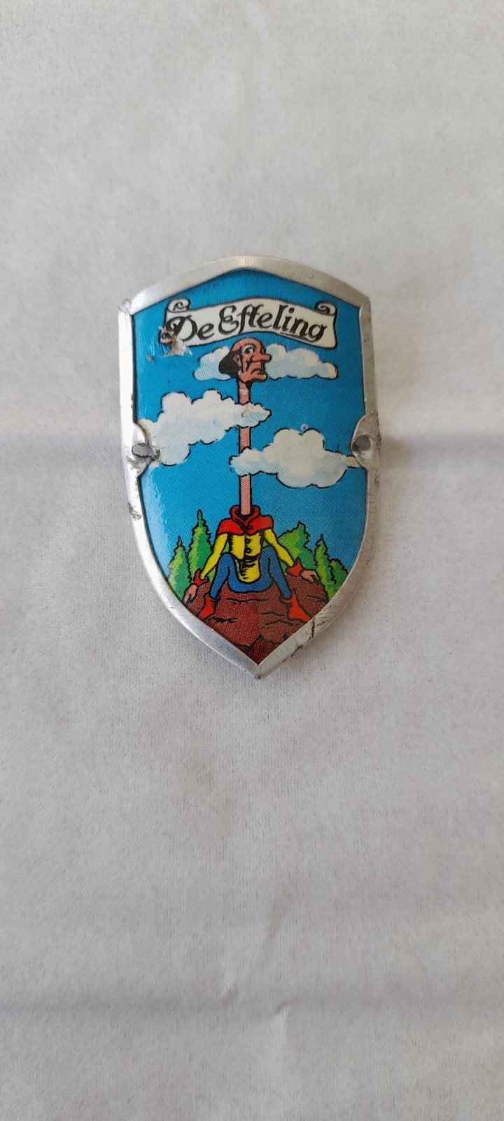 Efteling wandelstok schildje, Ophalen, Zo goed als nieuw, Overige typen