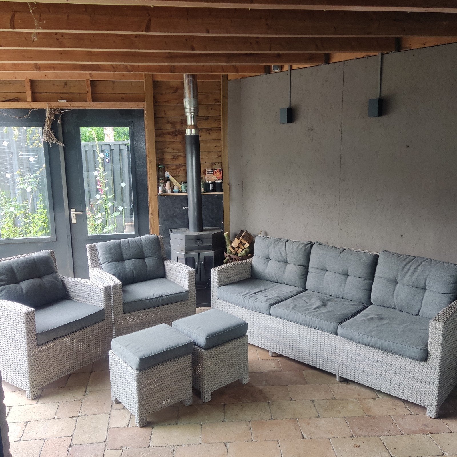 Domani Loungeset - Zo goed als nieuw, Verzenden, Zo goed als nieuw