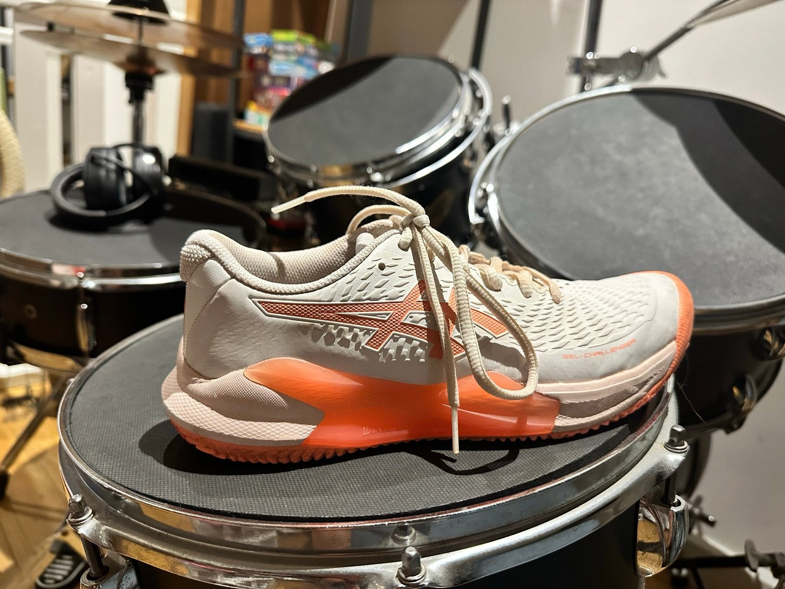 ASICS Gel Challenger Tennisschoen - Slipbestendig & Schokbes, Sport en Fitness, Tennis, Overige merken, Gebruikt, L00, Schoenen