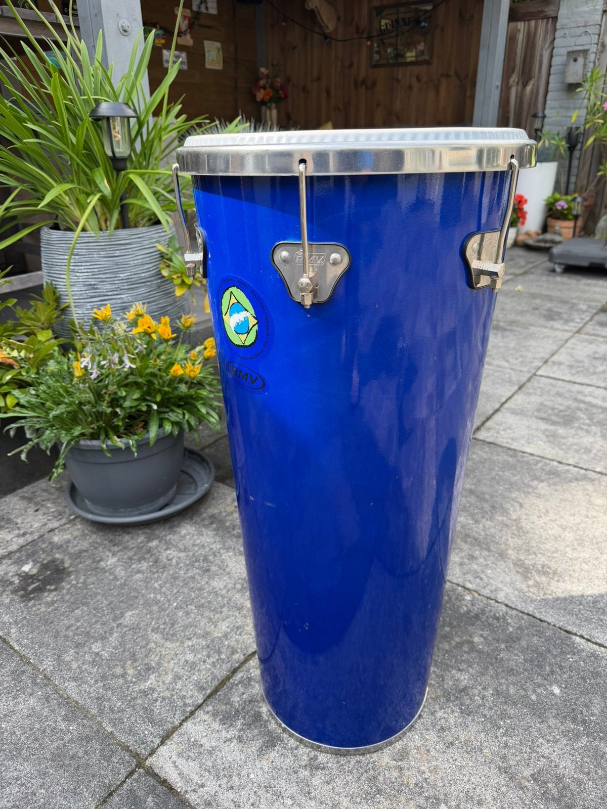 Timba, RMV, koningsblauw, Muziek en Instrumenten, Ophalen, Gebruikt, Melodische percussie