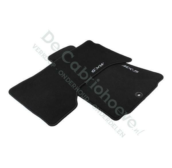 MX5 Matten zwart (tot chassisnummer 121.952), De Cabriohoeve VOF, Nieuw, Info@cabriohoeve.nl, Julianalaan 9, 9462PG Gasselte, Nederland