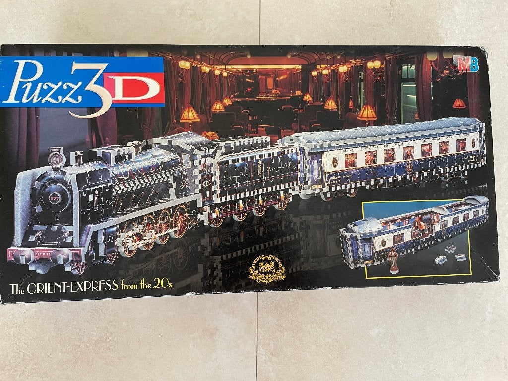 3D puzzel Orient express from the 20s - 769 stukjes, Ophalen of Verzenden, 500 t/m 1500 stukjes, Gebruikt, Rubik's of 3D-puzzel