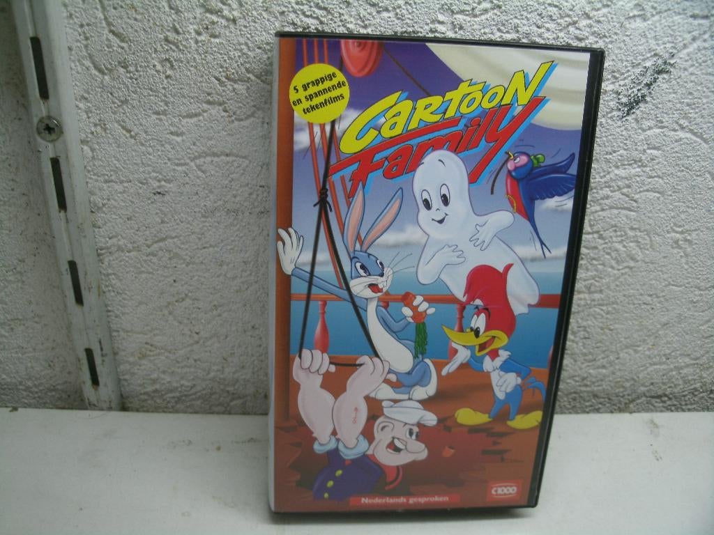 vhs 154a cartoon family, Alle leeftijden, Ophalen of Verzenden, Zo goed als nieuw