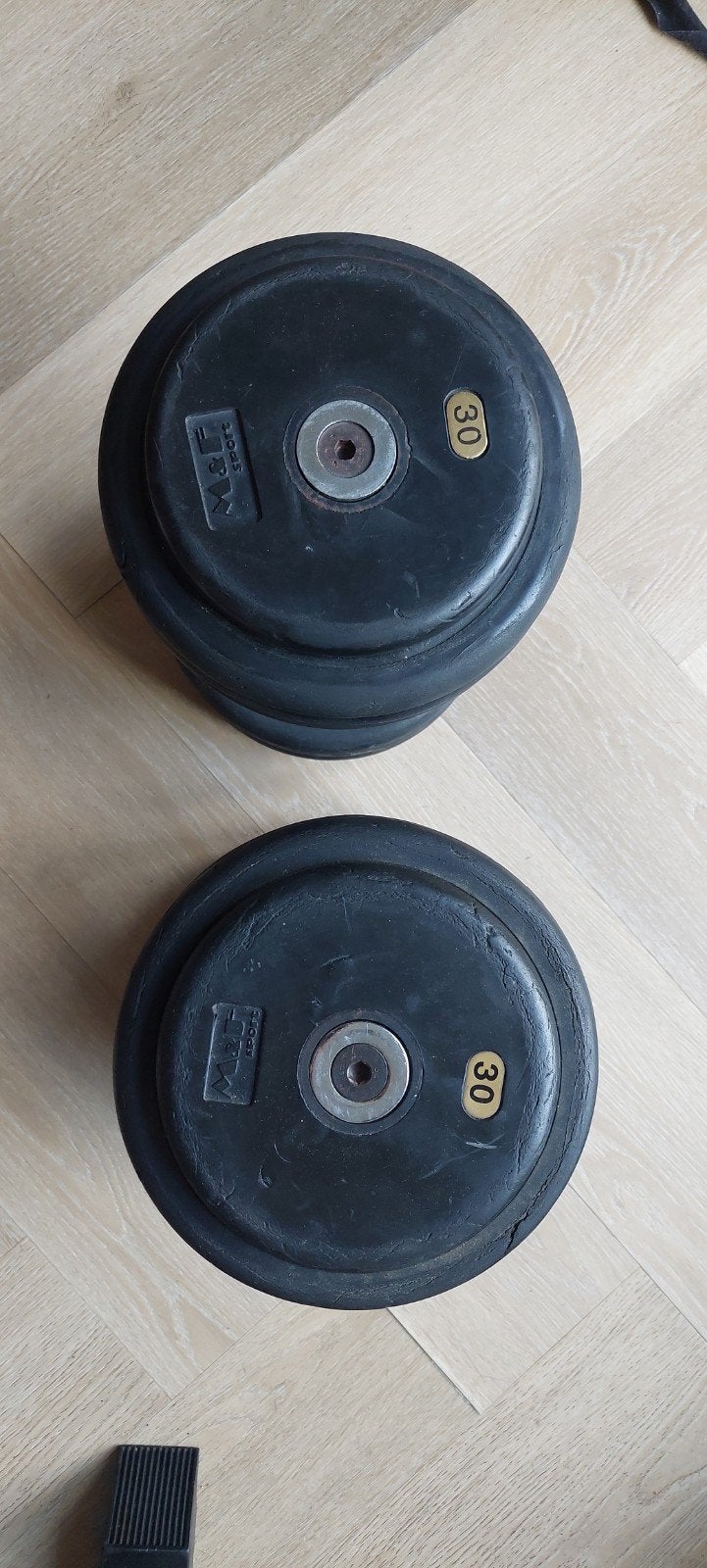 Dumbells 2x 30kg, Ophalen, Dumbbell