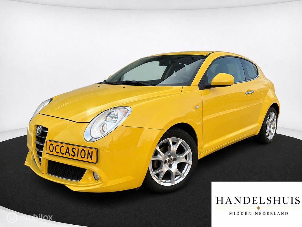 Alfa Romeo MiTo 1.4 Airco Velgen Elektrisch Pakket Bluetooth, Auto's, Alfa Romeo, Voorwielaandrijving, Stof, Gebruikt, Zwart