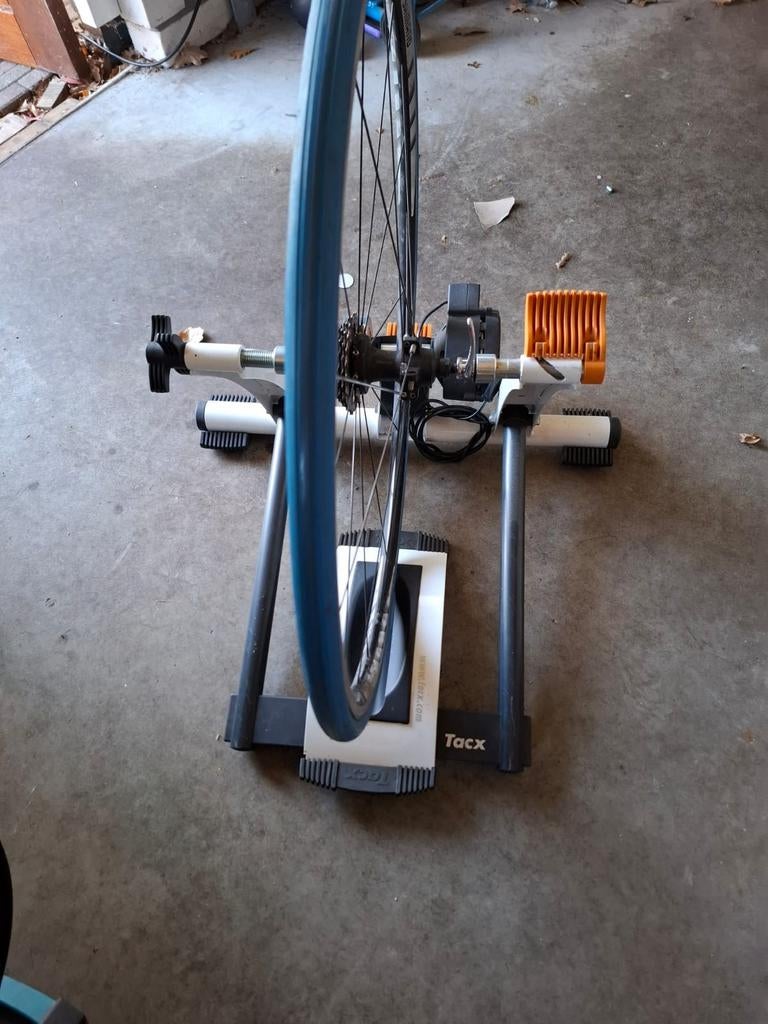 Zgoh Tacx racefiets trainer / rollerbank incl wiel, Ophalen, Aluminium, Meer dan 20 versnellingen, Overige merken