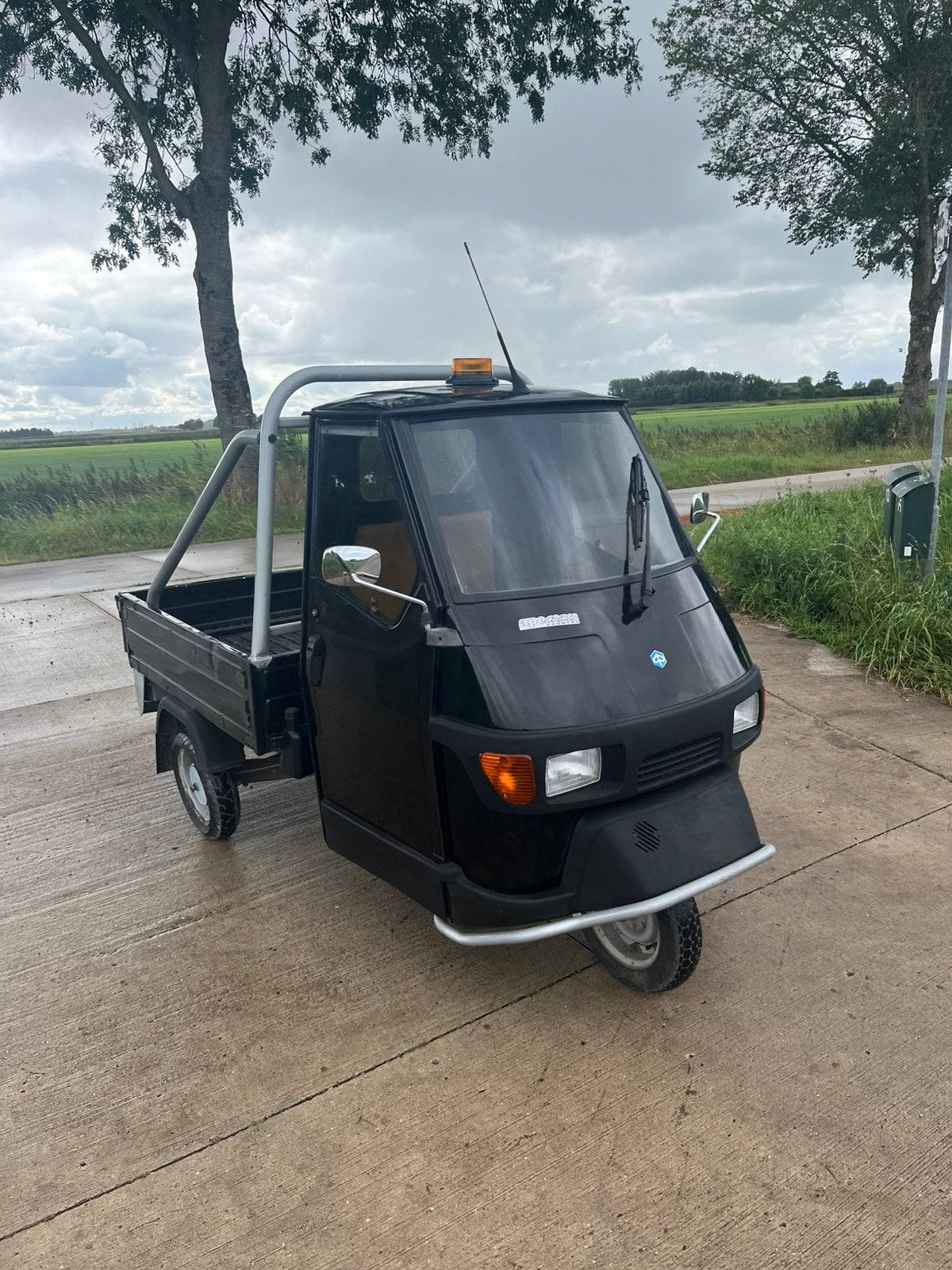 Piaggio Ape 50 Cross Country 2010 | Zwart | Slechts 3.500 km, Ophalen, Tweetakt, Overige modellen, Maximaal 45 km/u