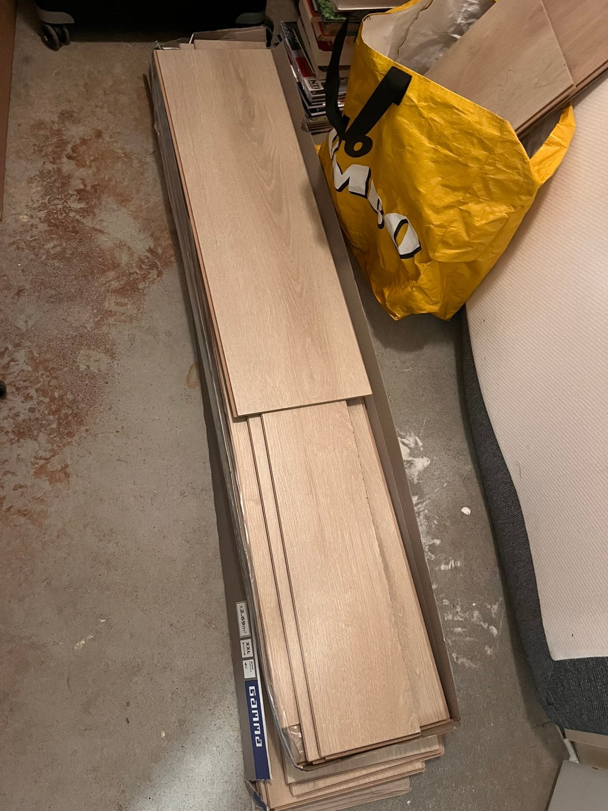 Gamma laminaat extra breed licht eiken, Ophalen, 50 tot 150 cm, Zo goed als nieuw, 10 tot 30 cm