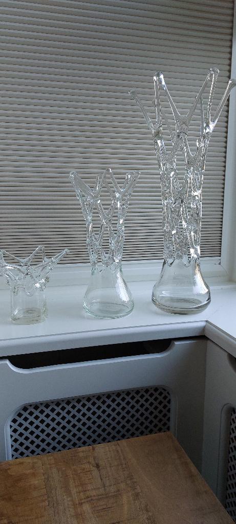 DUTZ kroonjesvazen, Overige kleuren, Ophalen of Verzenden, Minder dan 50 cm, Glas