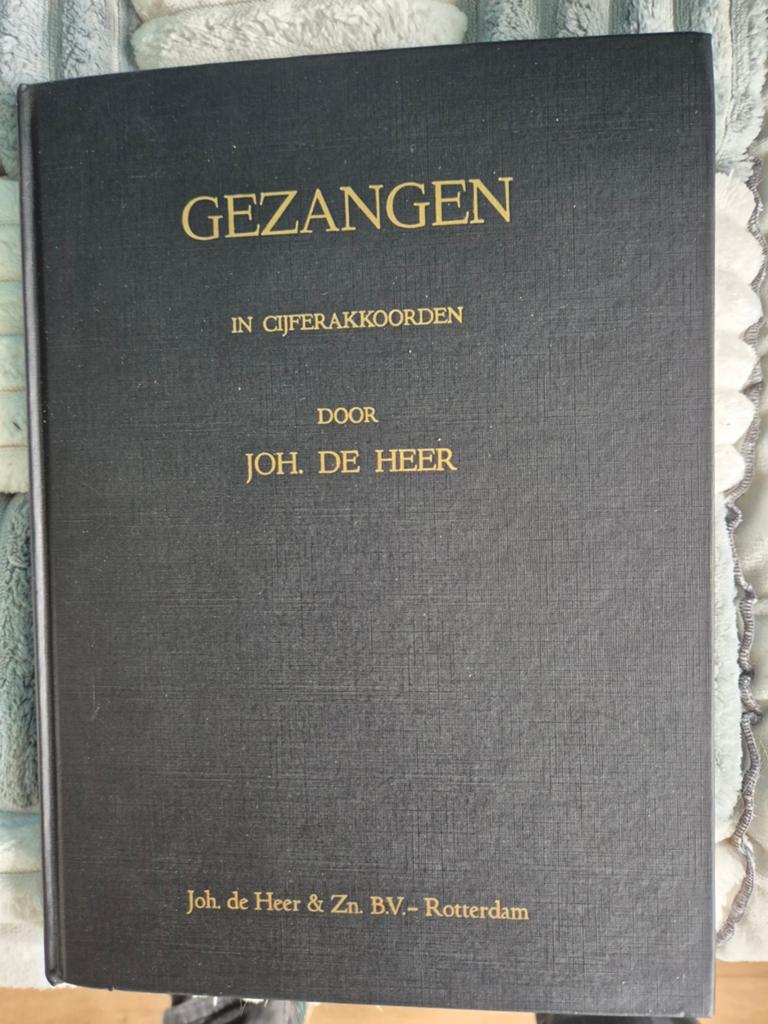 Gezangen in cijferakkoorden - Joh. de Heer, Ophalen of Verzenden, Zo goed als nieuw, Joh. de Heer, Christendom | Protestants