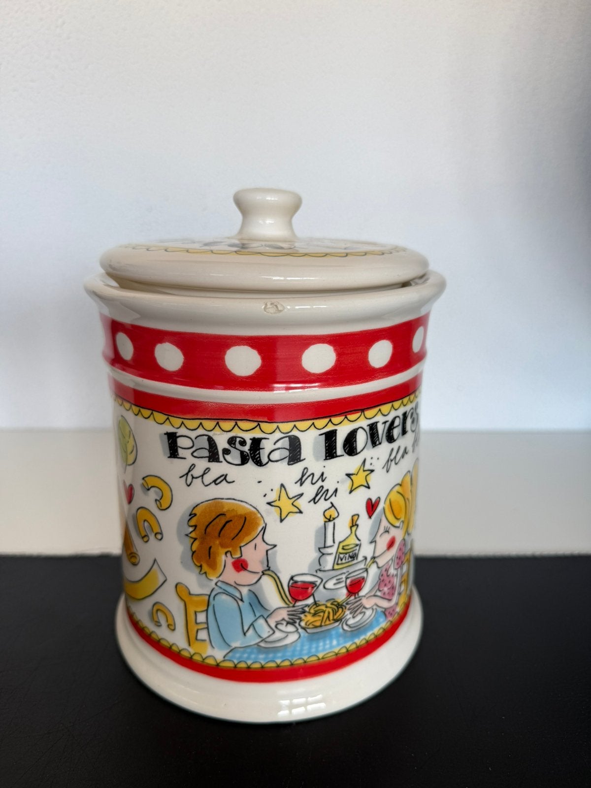 Pasta pot blond Amsterdam, Ophalen of Verzenden, Gebruikt, Overige materialen, Pot, Bus of Blik