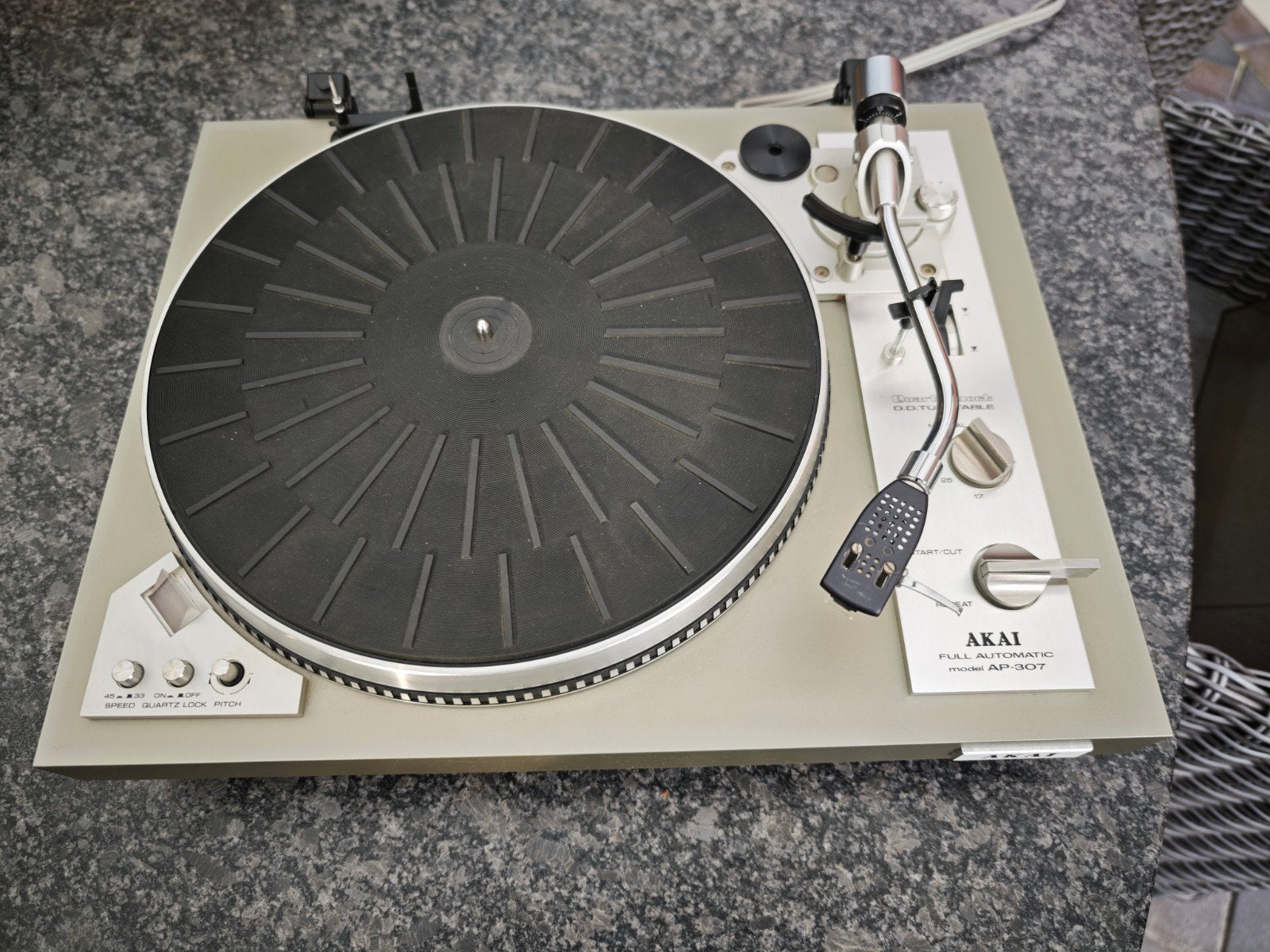 Akai AP-307 Volautomatische Platenspeler, Ophalen, Platenspeler, Akai, Gebruikt