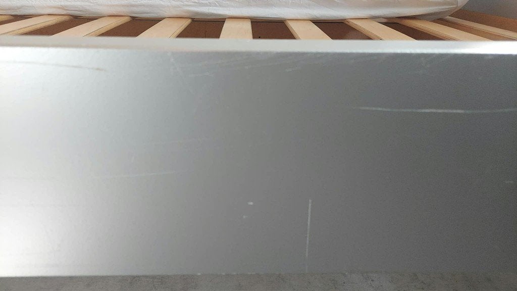 2 persoonsbed 180 x 200, Ophalen, Gebruikt, Rechttoe rechtaan Ikea bed, Tweepersoons