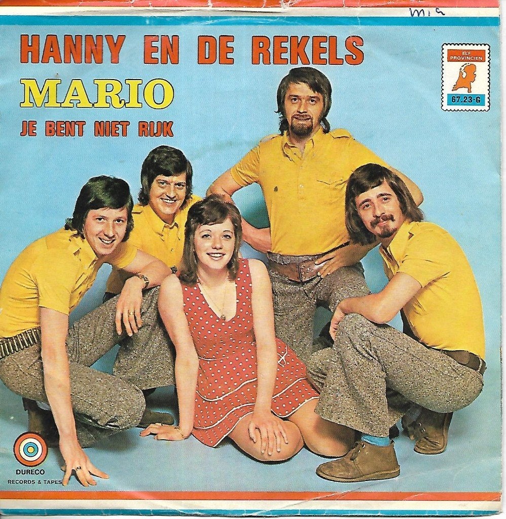 Hanny en de Rekels - Mario, Ophalen of Verzenden, Gebruikt, 7 inch, Nederlandstalig